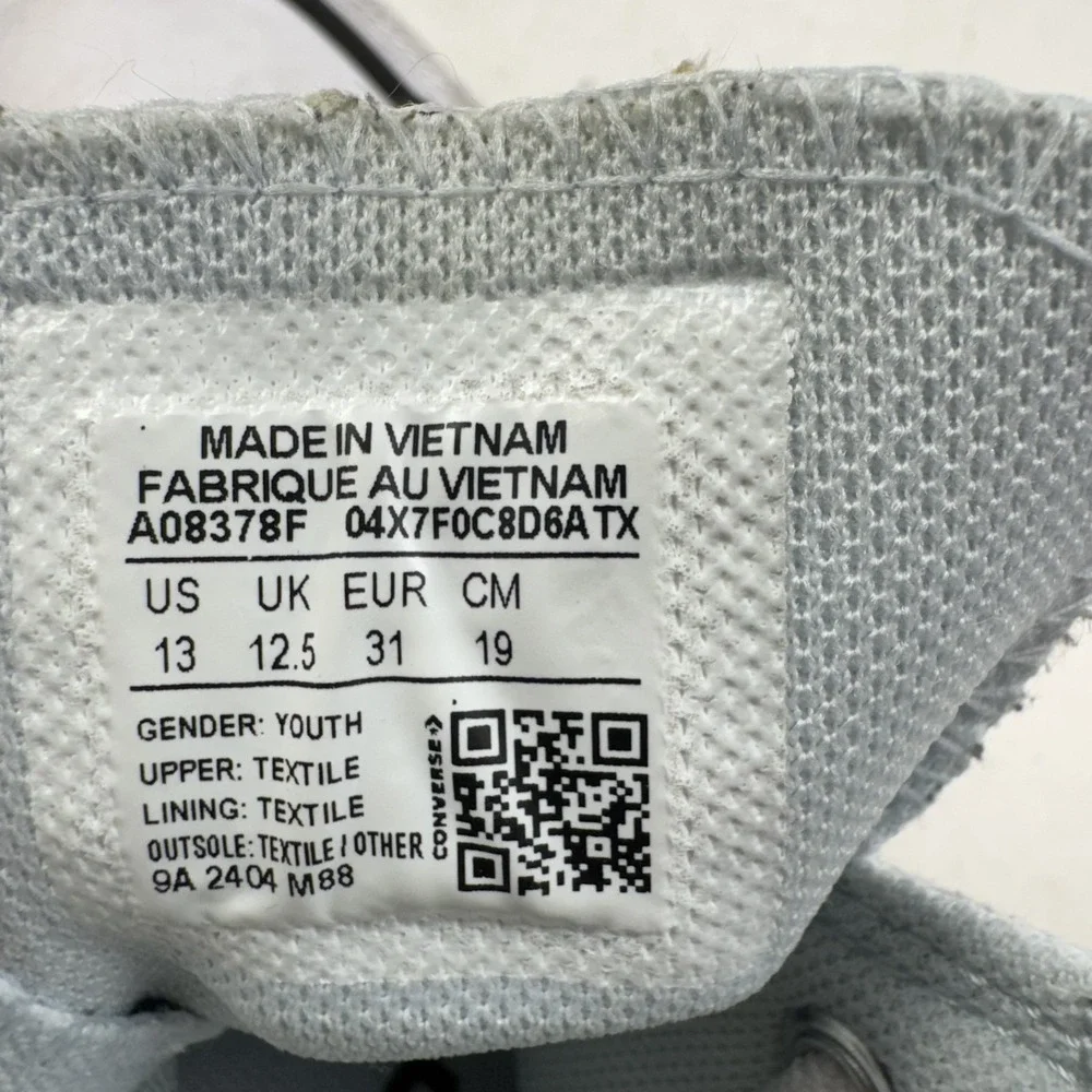 Converse size 13